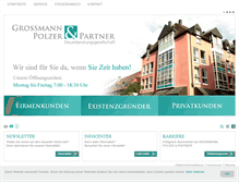 Tablet Screenshot of gpp-steuerberater.de